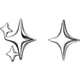 thumbnail image 1 of Pendientes de estrella para mujer, de plata, con forma de estrella, delicados pendientes de oreja, resistentes al deslustre., 1 of 6