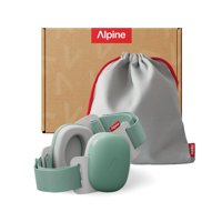 Orejeras Para Bebés Alpine Muffy Baby Con Protección Contra El Ruido, Color Verde