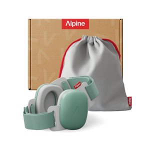 Orejeras Para Bebés Alpine Muffy Baby Con Protección Contra El Ruido, Color Verde