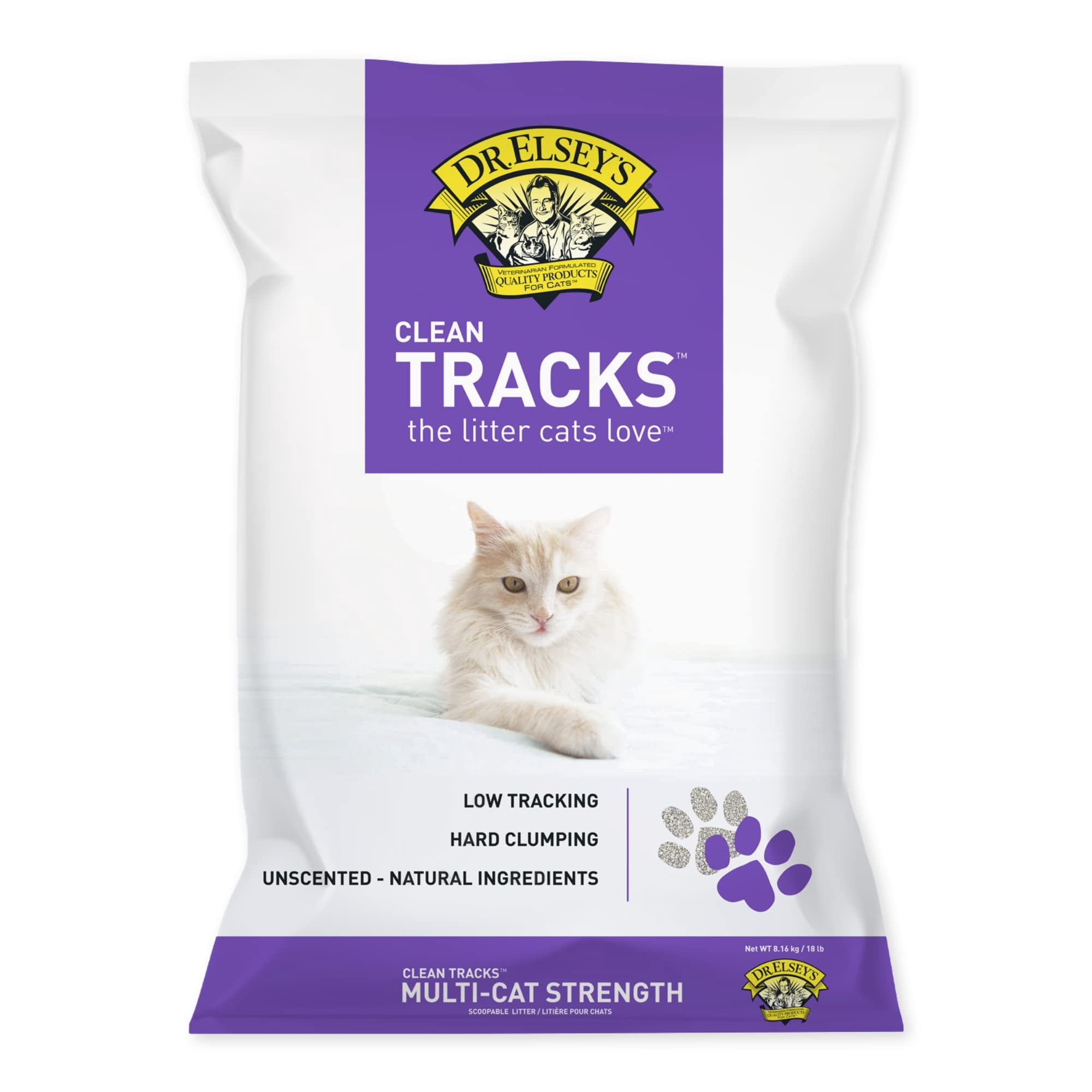 Arena Para Gatos Dr. Elsey's Clean Tracks, Arcilla Aglutinante, 8,16 Kg