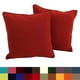 thumbnail image 2 of Almohadas Blazing Needles de sarga de 18 pulgadas, color chocolate (2), 2 of 5