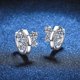 thumbnail image 3 of Aretes de Aro de Moissanita de 1.6cttw Color D Claridad VVS1 Aretes de Diamante Aretes de Moissanita de Plata Esterlina 925 para Mujer con Certificado, 3 of 8