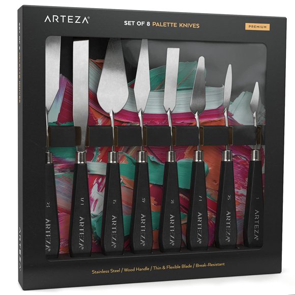 Cuchillos de paleta ARTEZA, set de 8, acero inoxidable