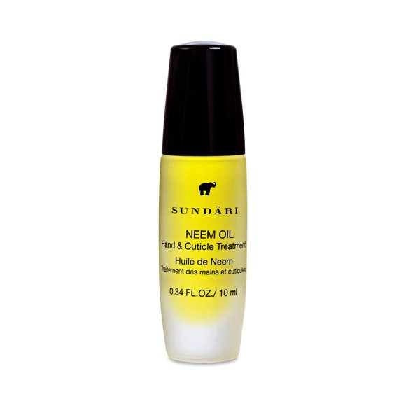 Aceite para manos y cutículas SUNDARI Neem, 10 ml, con bola enrollable
