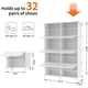 thumbnail image 3 of Zapatero 8 Niveles 32 Pares 125x82x32 Cm Blanco, 3 of 3