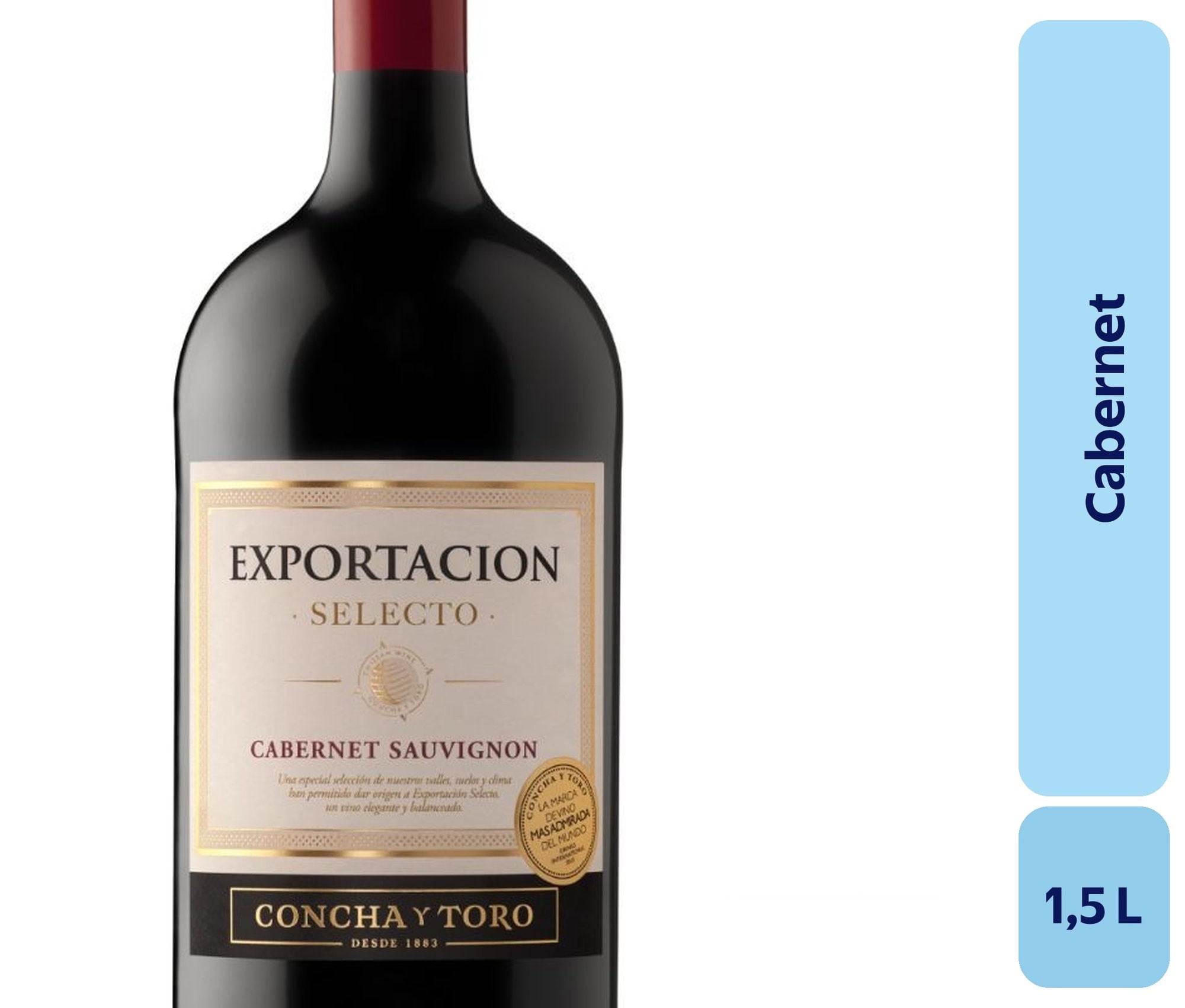 Vino Cabernet Botellon 1,5 L Exportacion