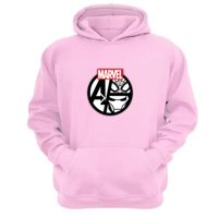 Genérico - Poleron Canguro Avengadores Rosa Talla L Unisex