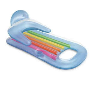 Colchoneta Sillon Inflable Intex King Kool Lounges, Azul