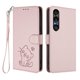 thumbnail image 1 of Funda Billetera con Espacio para Fotos para Sony Xperia 1 VII, Rosa, 1 of 6