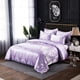 thumbnail image 1 of Luxury Jacquard Purple Quilt Duvet Cover Set Bedspread Pillowcase Bedding Double3-Piece Bedding Set, 1 of 5