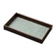 thumbnail image 1 of Bandeja Organizadora De Vidrio En Relieve, Bandeja De Tocador De Maquillaje Multiusos Para Fiestas, Hogar, Rectángulo Marrón Oscuro, 1 of 5