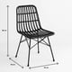 thumbnail image 4 of Silla de Comedor Terraza Rattan Grecia Color Negro, 4 of 7