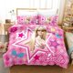 thumbnail image 1 of Barbie Princess Cover Sets,Girl Anime Duvet Bed Linen set,3d Bedding Set, 3-Piece1 Bed Cover,King Size Bed Sheets, 1 of 5