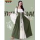 thumbnail image 2 of Costume Spooktacular Creations Renaissance para mujer, color verde oliva, 2 of 8