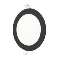Daumer - Embutido Led Redondo Marco Negro 24W Luz Calida