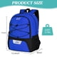 thumbnail image 2 of Mochila deportiva WOLT para fútbol juvenil, baloncesto y voleibol, azul, 2 of 8