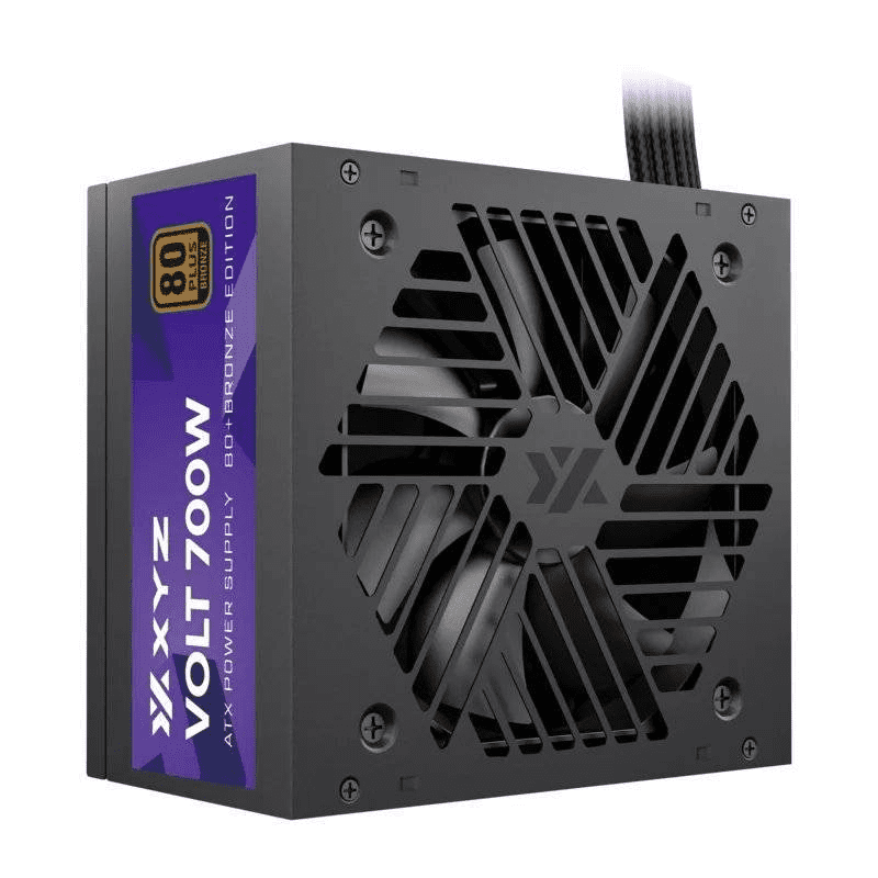 Xyz Pc Gear - Fuente De Poder Xyz Volt, 700w, Cables Planos, Pfc Activo, Certificada 80 Plus Bronze