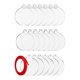 thumbnail image 5 of 30 Piezas Personalizados Claros Espacios En Blanco Decoración Llavero Encantos Círculos Acrílicos Discos, 5 of 5