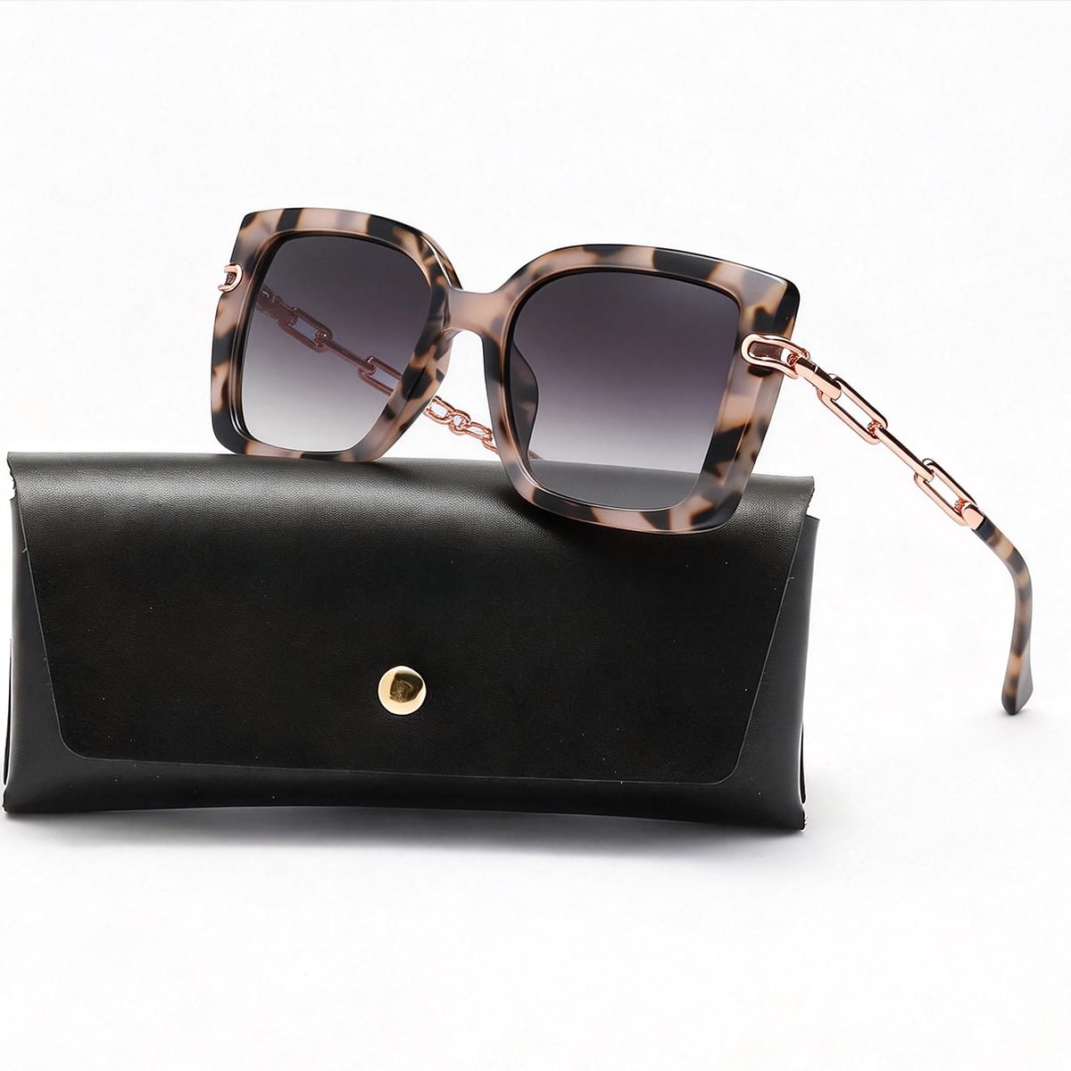 Polasup Gafas Lentes De Sol Modelo Unisex, Para Él Y Para Ella Piernas De Espejo Personalizadas De Moda,