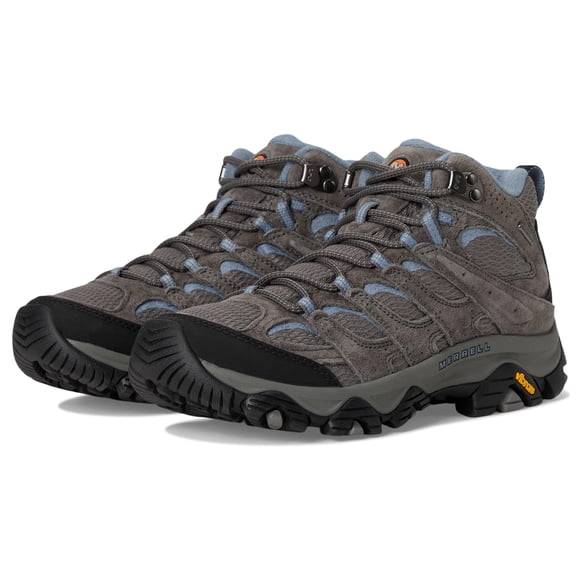 Botas de senderismo Merrell Moab 3 Mid impermeables para mujer, color granito