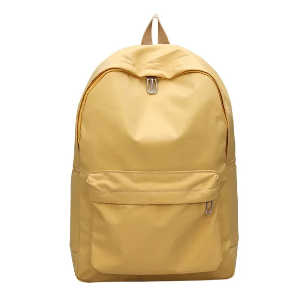 Student Solid Color Bookbag New High Quality Waterproof Nylon Women School Backpack for Teenage Girls Female Travel Bag