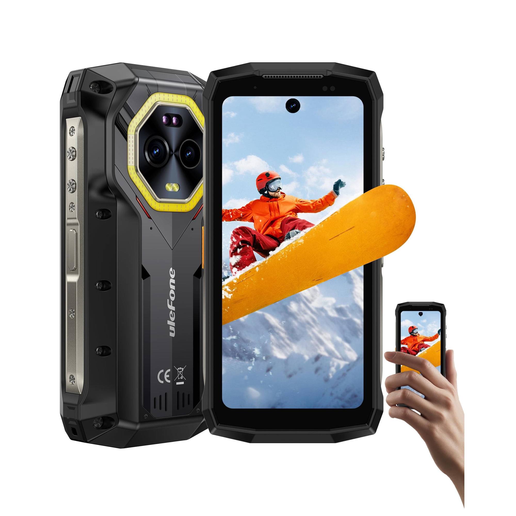Ulefone - Teléfono Robusto Armor Mini 20 4g 16gb+256gb Android 14