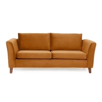 Barra Design - Sofá Ema 3C Felpa Canela