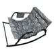 thumbnail image 3 of Sillón mecedor doble, sillón reclinable relajante con respaldo, cojín de asiento extraíble, sofá de piso, sillón para guardería, muebles de sala de Gris, 3 of 6