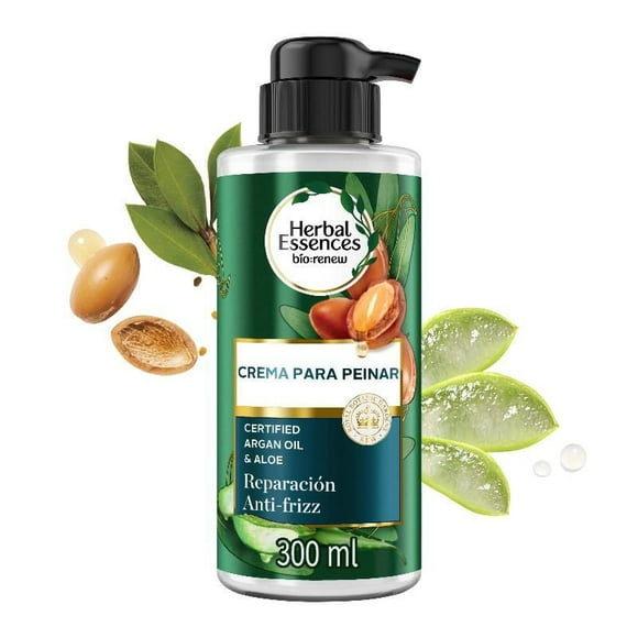 Crema para Peinar Herbal Essences Aceite de Argán de Marruecos Y Aloe, 300 ml