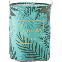 Genérico - Cesto Ropa Sucia Plegable Diseño Hojas 35X45Cm