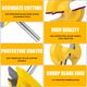 thumbnail image 5 of Juego de brocas Lock Miter para fresadora Newdeli, 45 grados, 3 piezas, vástago de 1/4 pulgadas, 5 of 7