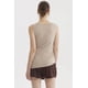thumbnail image 3 of Polera Mujer Basta Asimétrica Beige Claro, 3 of 4