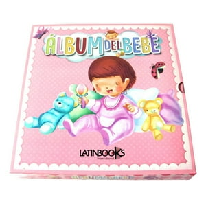 Latinbooks - Album Del Bebé - Rosado Blanco