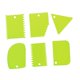 thumbnail image 4 of 6 Piezas De Raspador Para Alisar Pasteles, Utensilios Para Hornear, Alisador De Glaseado Para Pasteles Para Principiantes, Color Verde, 4 of 5