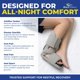 thumbnail image 4 of Férula nocturna de 90° Brace Direct para fasciitis plantar, tendinitis de Aquiles, esponjones calcáneos y caída del pie, 4 of 9