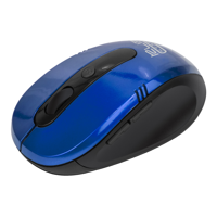 Klip Xtreme - Klipx Mouse Inalambrico 3D 6 Botones Azul Kmw-340Bl
