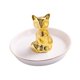 thumbnail image 4 of Plato De Joyería De Cerámica Decoración Del Hogar Anillo De Entrada De Regalo Para Anillos De Reloj Llaves De Oro Zorro, 4 of 5