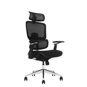 Silla Oficina Ejecutiva Ergonómica Krone Mesh Hades Negro