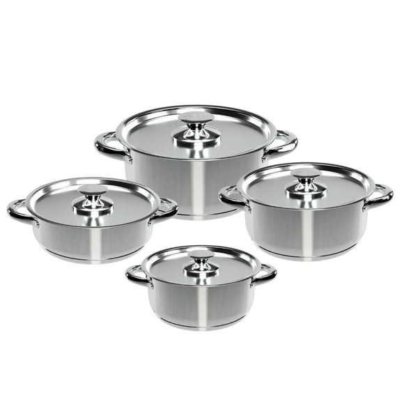 Bateria Cocina Wens 8 Piezas Acero Inoxidable Cocina 470-8SS