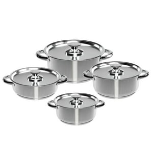 Disparo - Bateria Cocina Wens 8 Piezas Acero Inoxidable Cocina 470-8Ss