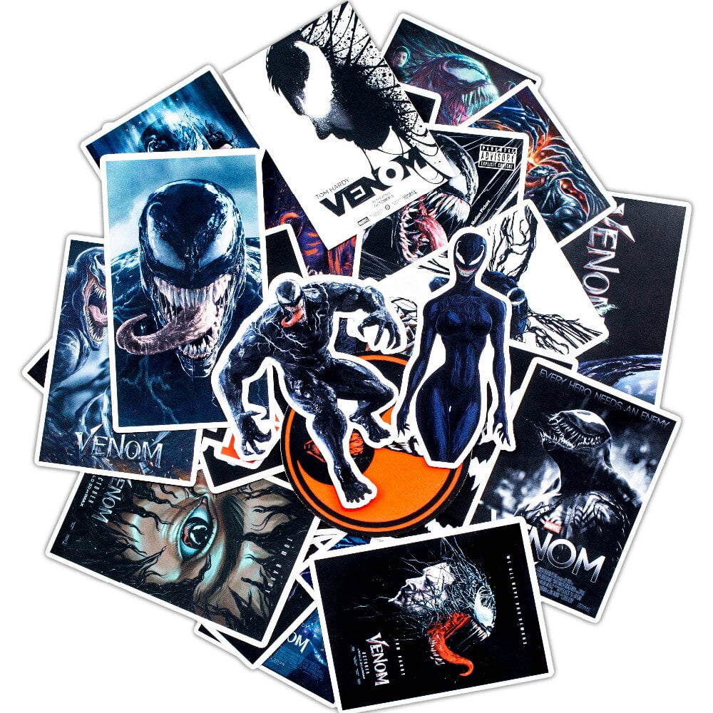 Venom Comic Sticker Pack 30 sticker Venon Marvel impermeable celular skater | Lider