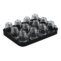 Magideal - Vasos De De 40Ml Con Bandeja Para Decoración De Fiestas, Vasos De Transparentes, Copas De Vino, Copas De Cóctel, Copas Para Bodas Y