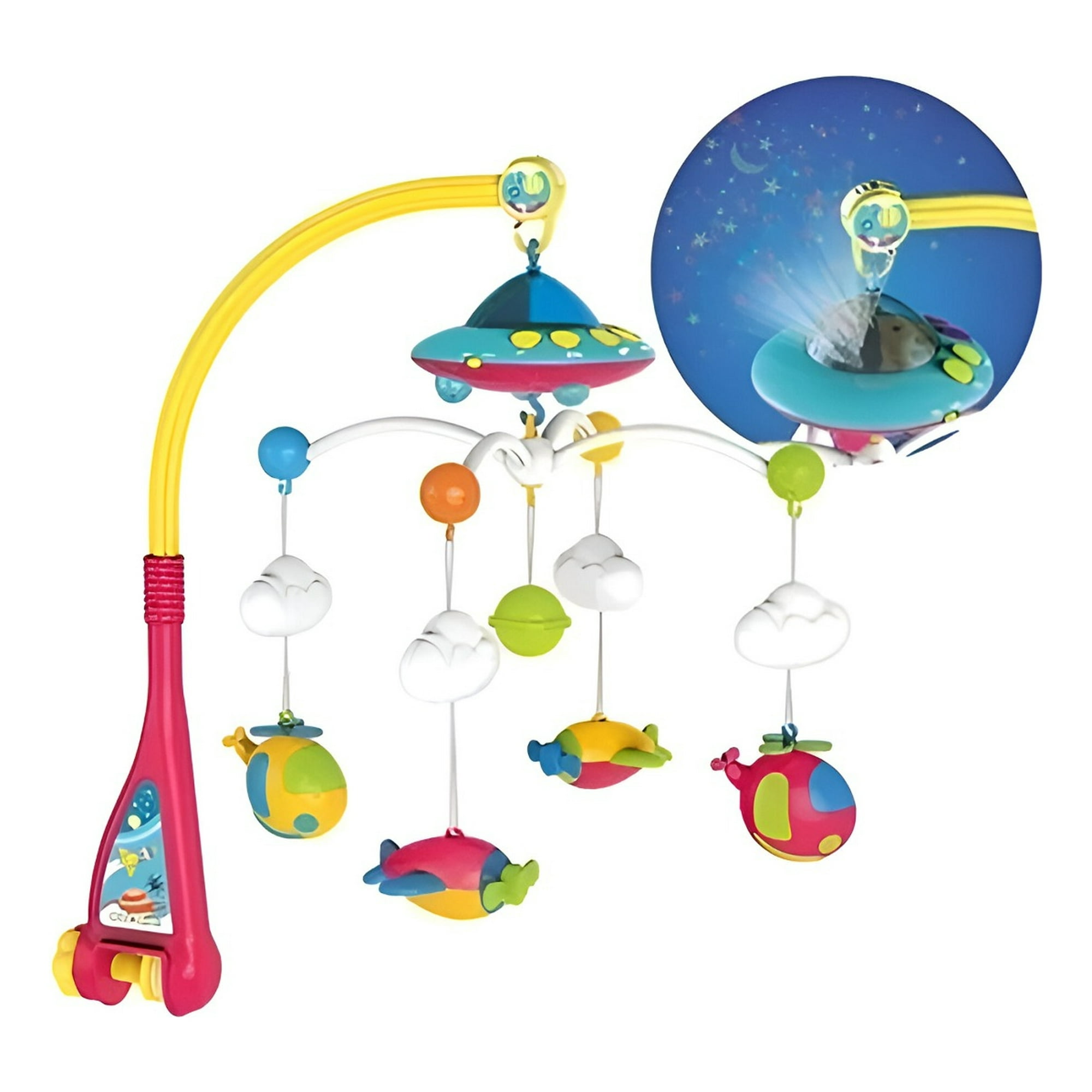 Genérico - Móvil Cuna Musical Bebé Luz Proyector Estrella Sonajero Jhn