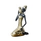 thumbnail image 2 of Estatuilla De Mujer Negra, Escultura De Mesa, Artesanía Hecha A Mano Para Estantería De Escritorio, 21,5x12x12cm, 2 of 5