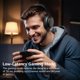 thumbnail image 3 of Auriculares TOZO Bluetooth 5.4 Over Ear HA1 70H Playback, 3 of 9