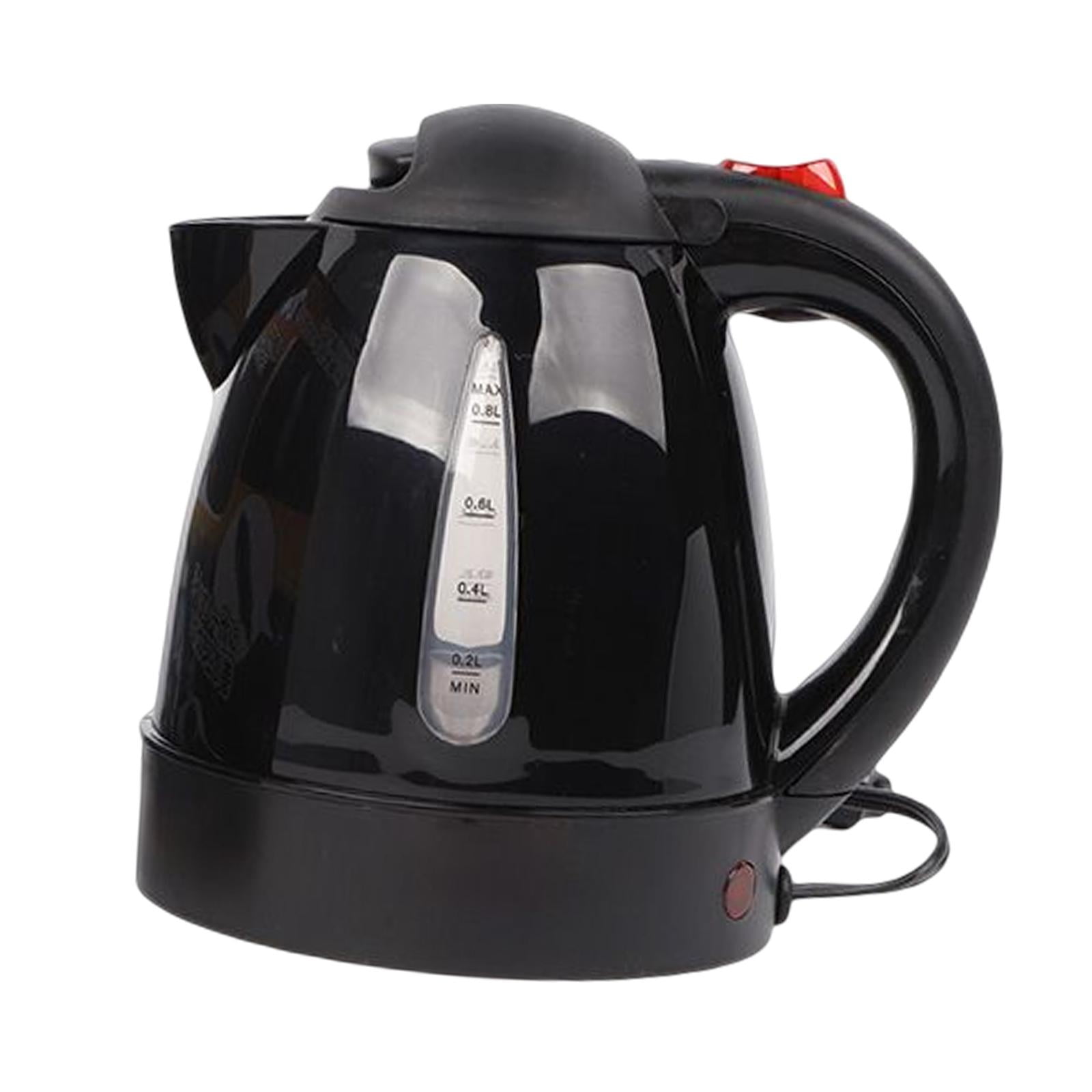 Magideal - Hervidor De Agua Eléctrico Para Coche De 1 L, Hervidor De Agua Portátil, Taza Para Beber, Botella De Calentador De Agua Para Hacer Café, Té, Vehículo, Negro 24v 250w