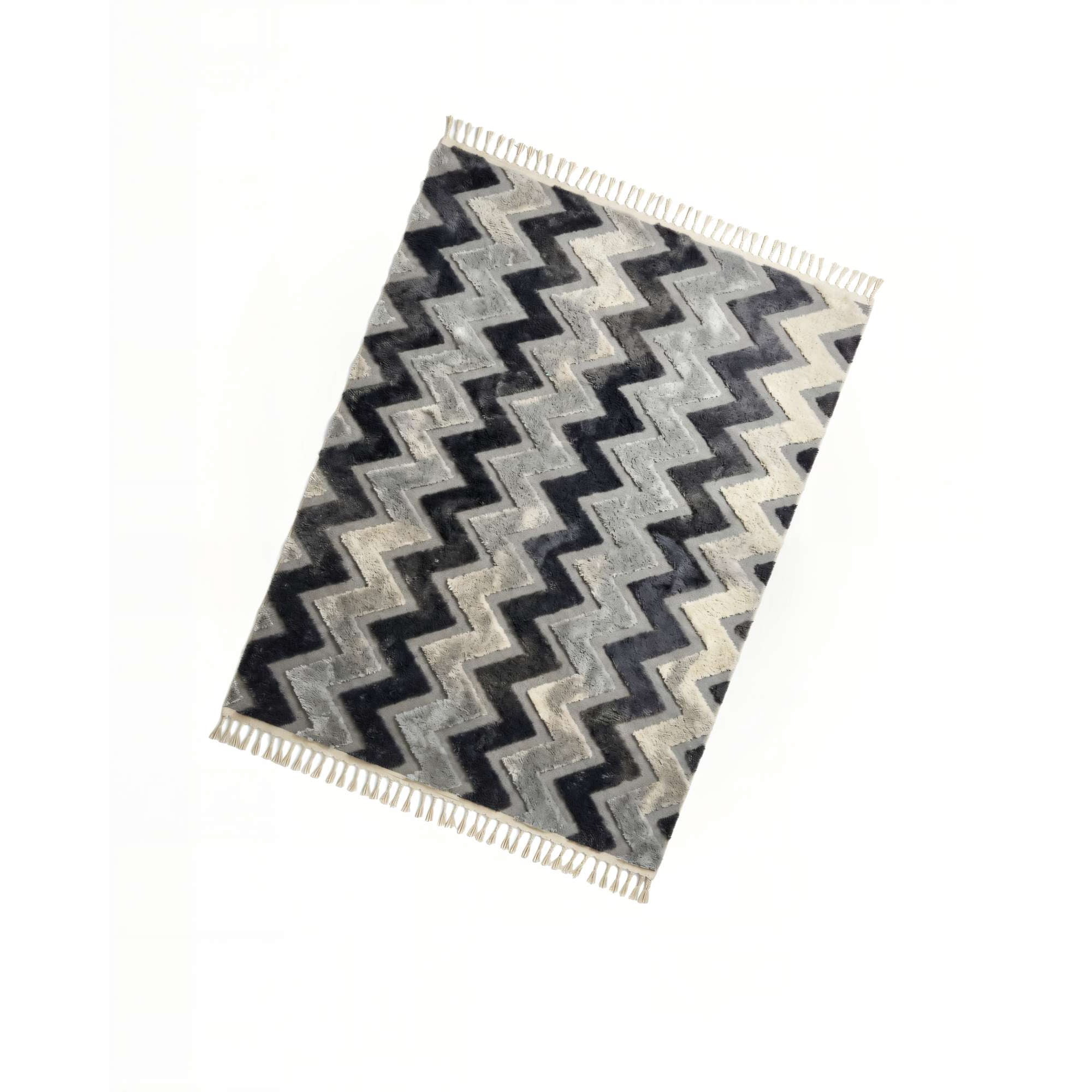 Genérico - Alfombra 150 X 200 Decorativa Jacquardbicolor 8