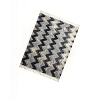 Genérico - Alfombra 200 X 240 Jacquard Decorativa Bicolor 8