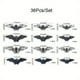 thumbnail image 1 of 12pcs, 3D Hollow Paper Bat Stickers - Perfect for Halloween Decor, Party Wall, Home, Room, and Halloween Supplies, 1 of 5