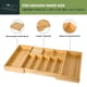 thumbnail image 4 of Soporte para utensilios de cocina VaeFae, extra grande, de bambú, ampliable, 4 of 6